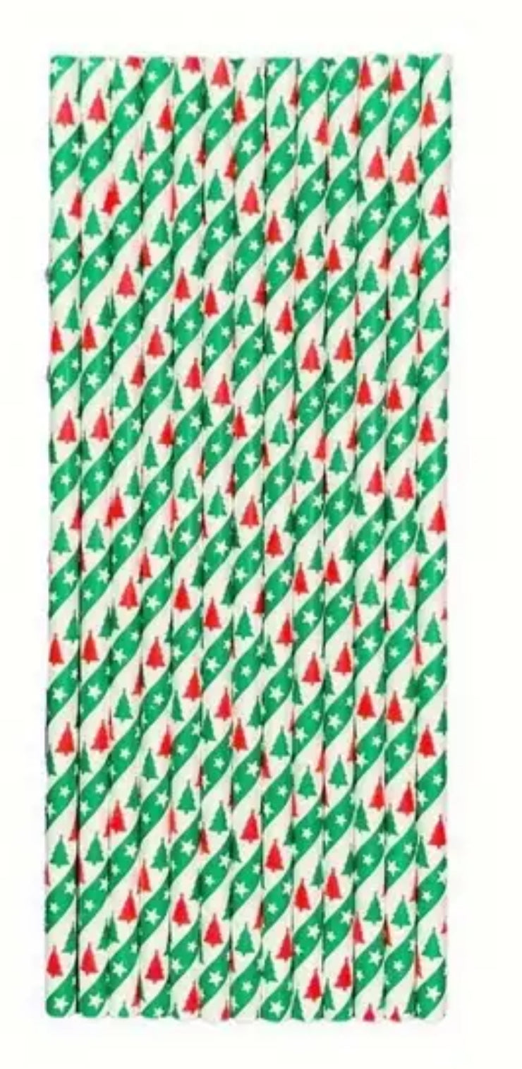 Christmas straws