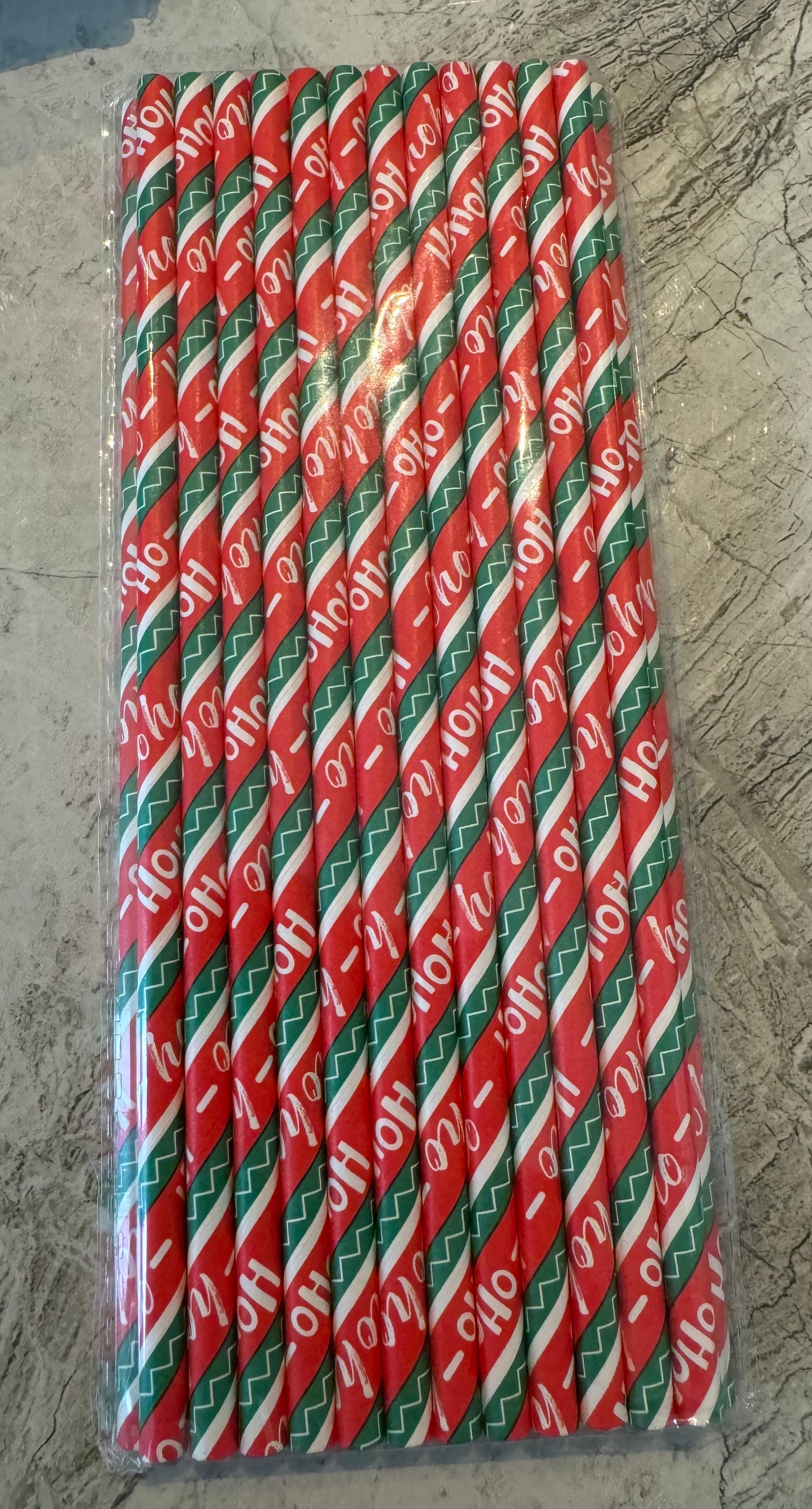 Christmas straws