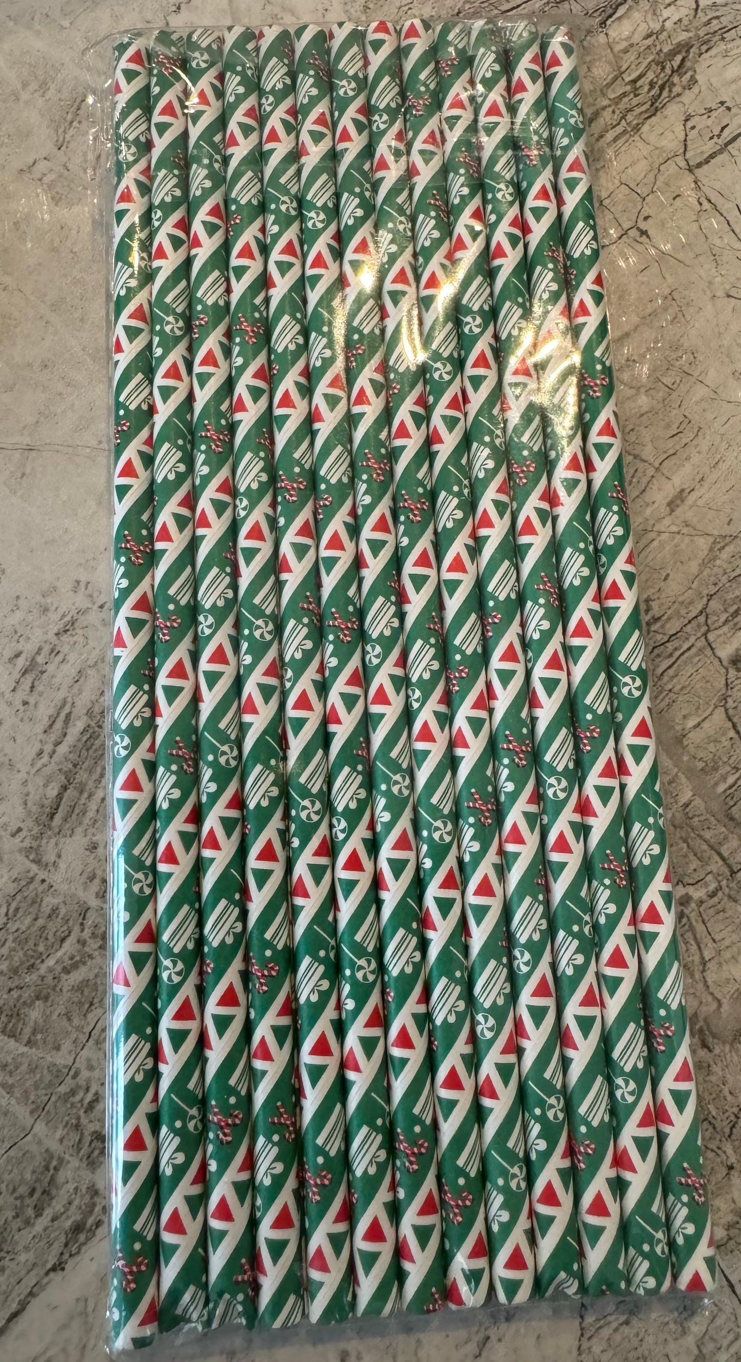 Christmas straws